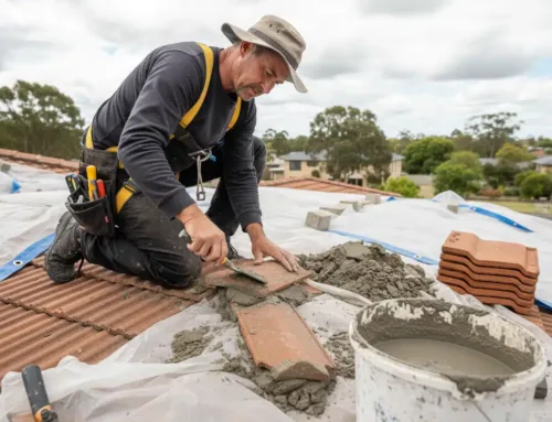 The Process of Re-Bedding Tiles Before the Winter Rain Starts